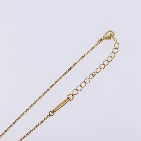 Salvatore Ferragamo Gancini Necklace metal Gold Tone Auth sw1386M - Picture 12 of 16